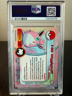 Pokemon 2000 Topps Chrome Wigglytuff Spectra PSA 6 Excellent-Mint #40 - Image 2