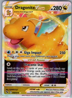 Dragonite Vstar 050/078 - Pokemon GO (PGO) TCG - Ultra Rare (NM) - Image 1