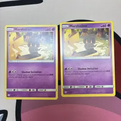 POKEMON TCG MARSHADOW 103/236 Cosmic Eclipse Non Holo RARE Pikachu - Image 2