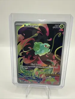 Pokemon Bulbasaur 133/132 - Mega Evolution Enhanced Box Topper Stamped Promo - Image 1