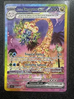 Alolan Exeggutor EX 242/191 Surging Sparks Special Illustration Rare NM Pokemon - Image 1