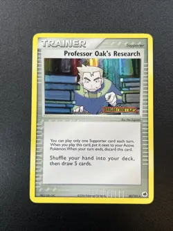 (C7125) Professor Oak's Research 80/101 Pokemon Holo Ex Dragon Frontiers - Image 1