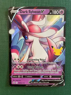 POKEMON - DARK SYLVEON V SWSH 134 - CELEBRATIONS - ENG - BLACK STAR PROMOS - Image 2