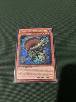 YUGIOH Secret Rare Predaplant Spinodionaea FUEN-EN004 1st Edition - Image 1