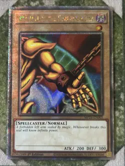 YuGiOh LEFT ARM OF THE FORBIDDEN ONE Quarter Century Secret Rare MP24-EN005 - Image 2