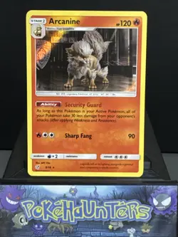 Pokemon Card Arcanine 6/18 Detective Pikachu Holo Rare Light Play - Image 1