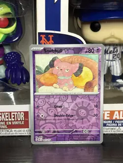 Pokemon TCG Obsidian Flames - Snubbull #087/197 - Reverse Holo Card - Image 1
