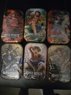 ONE PIECE CARD GAME Mini tin Pack Set VOL.1 Limited edition Japanese 6 sets - Image 1