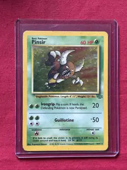 Pinsir 9/64 Holo Shiny Card Excellent Condition Pokemon (T91) - Image 2