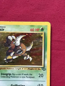 Pinsir 9/64 Holo Shiny Card Excellent Condition Pokemon (T91) - Image 4