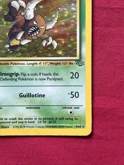 Pinsir 9/64 Holo Shiny Card Excellent Condition Pokemon (T91) - Image 5