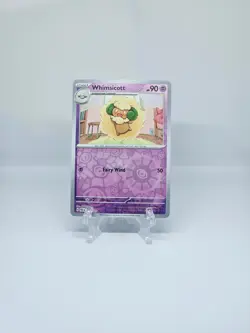 035/091 WHIMSICOTT | UNCOMMON REVERSE HOLO | PALDEAN FATES POKEMON CARD - Image 1