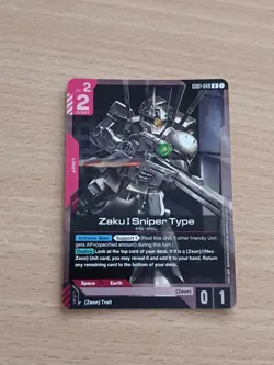 GD01-048 Zaku I Sniper Type R Gundam Card Game - Image 1