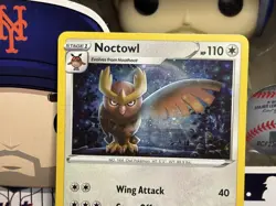 Pokemon TCG Sword & Shield Promo - Noctowl #SWSH027 - Cosmos Holo Promo Card - Image 2