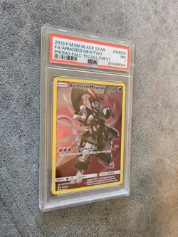 Pokemon TCG Armored Mewtwo SM228 Sun & Moon Promo Card PSA 7 - Image 1