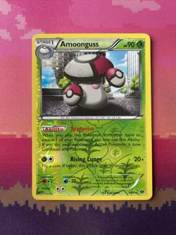 Pokemon Card Amoonguss Next Destinies Reverse Holo Rare 9/99 Near Mint - Image 1