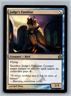 Magic The Gathering Return to Ravnica Judge's Familiar #218/274 MTG TCG CCG - Image 1
