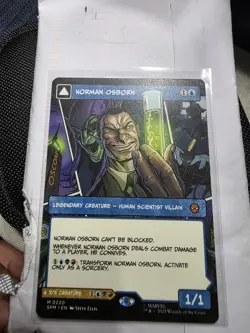 Norman Osborn (Borderless) 0220 (M) MTG Marvel's Spider-Man (SPM) - Image 1