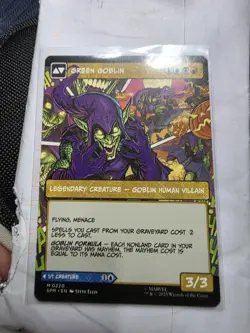 Norman Osborn (Borderless) 0220 (M) MTG Marvel's Spider-Man (SPM) - Image 2