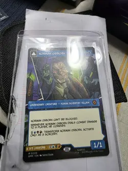 Norman Osborn (Borderless) 0220 (M) MTG Marvel's Spider-Man (SPM) - Image 3