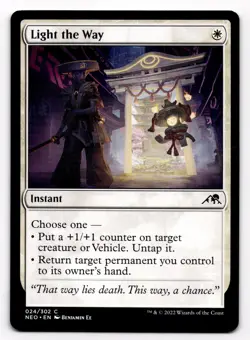 Light the Way - NM MTG NEO - Kamigawa: Neon Dynasty 024/302 - Image 1