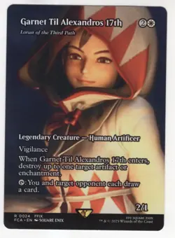MTG Final Fantasy Through The Ages Rare #0024 Garnet Til Alexandros 17th - Image 1