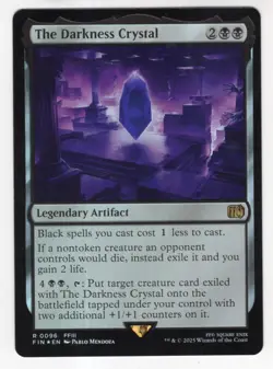 MTG Final Fantasy Foil Rare #0096 The Darkness Crystal - Image 1