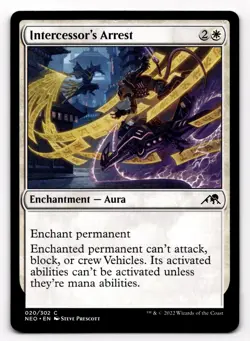 Intercessor's Arrest - NM MTG NEO - Kamigawa: Neon Dynasty 020/302 - Image 1