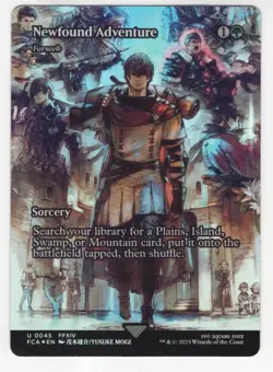 MTG Final Fantasy Through The Ages Foil #0045 Newfound Adventure - Image 1