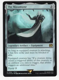 MTG Final Fantasy Foil Rare #0264 The Masamune - Image 1