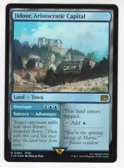 MTG Final Fantasy Foil Rare #0284 Jidoor Aristocratic Capital - Image 1