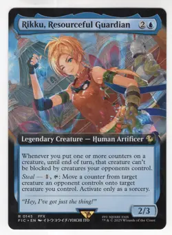 MTG Final Fantasy Commander Rare #0145 Rikku Resourceful Guardian - Image 1
