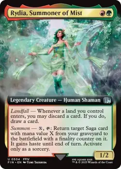 MTG Final Fantasy Uncommon #0504 Rydia Summoner Of Mist - Image 1