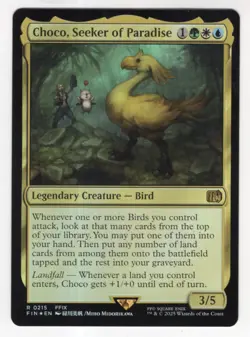 MTG Final Fantasy Foil Rare #0215 Choco Seeker Of Paradise - Image 1