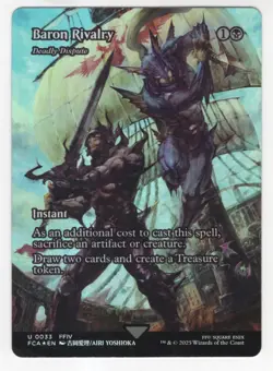 MTG Final Fantasy Through The Ages Foil #0033 Baron Rivalry - Image 1