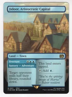 MTG Final Fantasy Foil Rare #0311 Jidoor Aristocratic Capital - Image 1