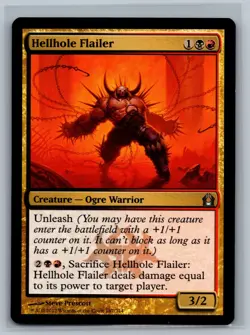 Magic The Gathering Return to Ravnica Hellhole Flailer #167/274 MTG TCG CCG - Image 1