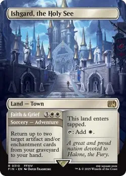 MTG Final Fantasy Rare #0310 Ishgard The Holy See - Image 1