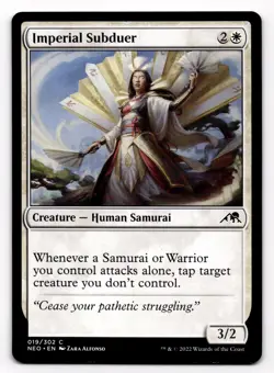 Imperial Subduer - NM MTG NEO - Kamigawa: Neon Dynasty 019/302 - Image 1