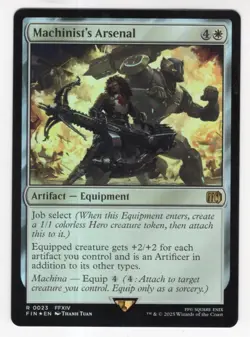 MTG Final Fantasy Foil Rare #0023 Machinist's Arsenal - Image 1