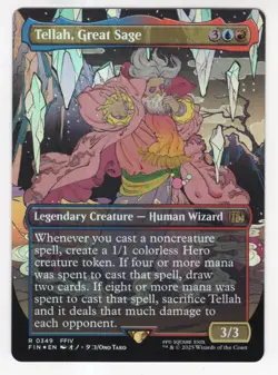 MTG Final Fantasy Foil Rare #0349 Tellah Great Sage - Image 1