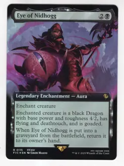 MTG Final Fantasy Commander Foil Rare #0115 Eye Of Nidhogg - Image 1