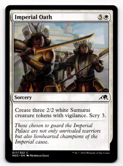 Imperial Oath - NM MTG NEO - Kamigawa: Neon Dynasty 017/302 - Image 1