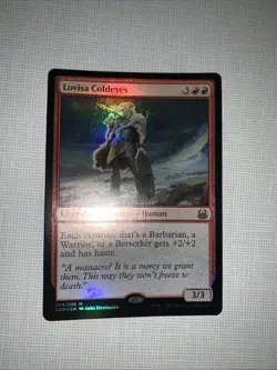 Lovisa Coldeyes -Foil Light Play MTG Duel Decks: Mind vs Might - Image 1