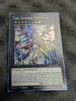 Yugioh The Zombie Vampire MP23-EN024 Secret Rare 1st Ed NM - Image 1