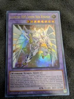 Elemental HERO Shining Neos Wingman POTE-EN041 1st Edition Yugioh, NM - Image 1