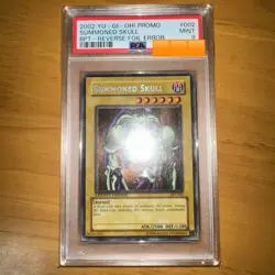 PSA 9 Mint 2002 Summoned Skull BPT-002 Secret Rare Promo YuGiOh Card English - Image 1