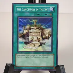 Yugioh The Sanctuary in the Sky AST-042 - 1st Edition Super Rare - Never Played - Image 1