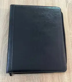 Album 9 Pockets For Toploader Binder Black With Zip For Pokemon Yugioh Cards - Image 2