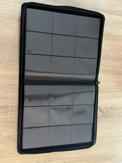 Album 9 Pockets For Toploader Binder Black With Zip For Pokemon Yugioh Cards - Image 3